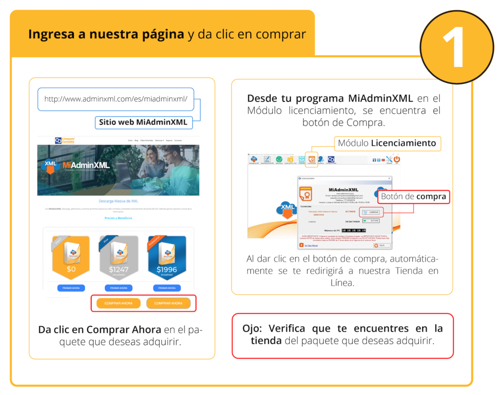 ¿Cómo Comprar MiAdminXML?