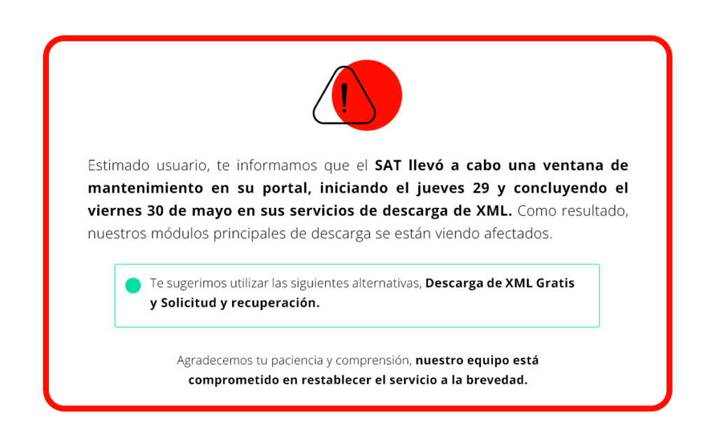 Cambios en el Portal Del SAR, Servicio de Descargas