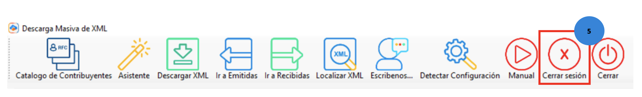 Cerrar conntribuyente