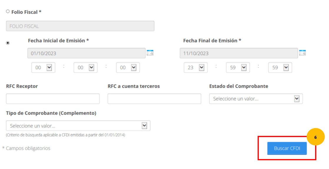 Vista a portal del sat