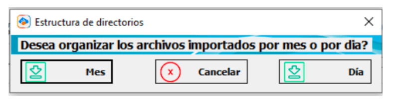 Elige como descargar tus xml