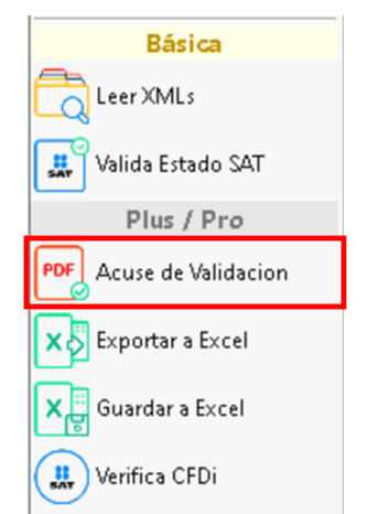 Genera tu acuse de validación con la herramienta acuse de validación