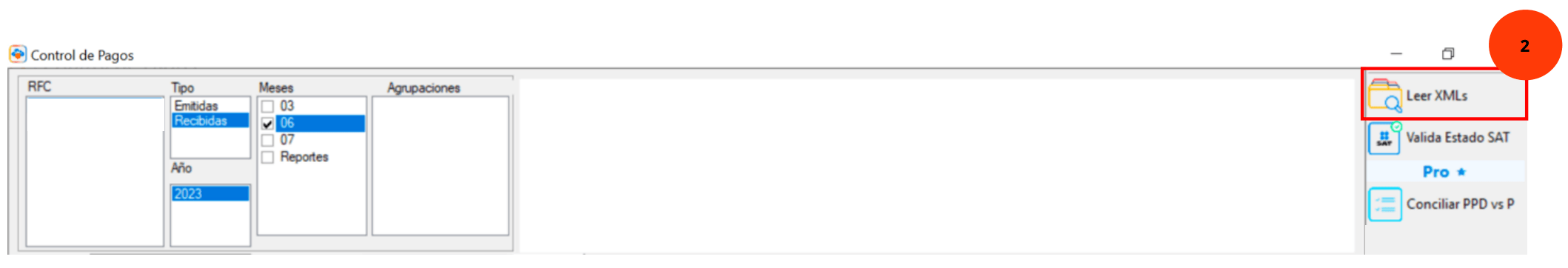 Usa la herramienta leer XML para cargar tus comprobantes al módulo.